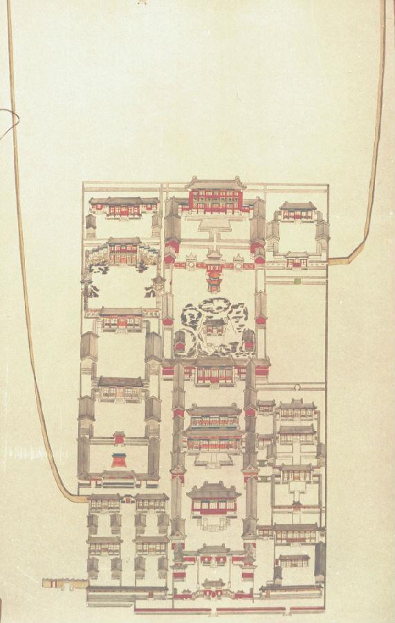 《万寿寺建筑格局图》(清·乾隆)_新.jpg